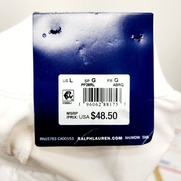 Ralph Lauren Polo Sleep/Lounge Shorts Men Size L Drawstring 6” Comfort Length - Picture 9 of 10